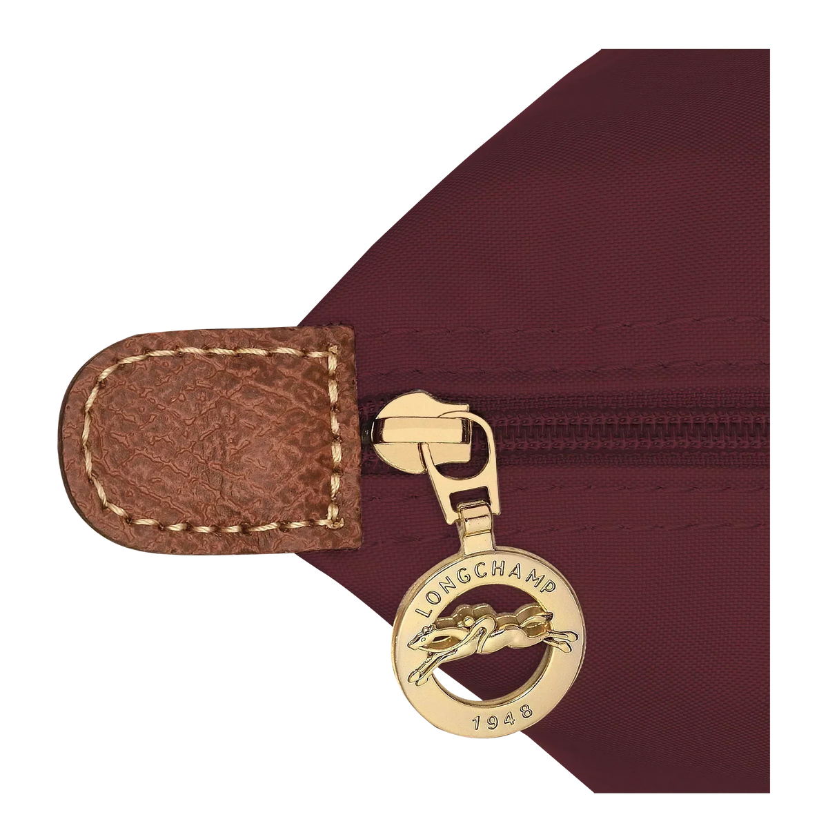 PENELOPE | LARGE LE PLIAGE TOTE IN RICH BURGUNDY