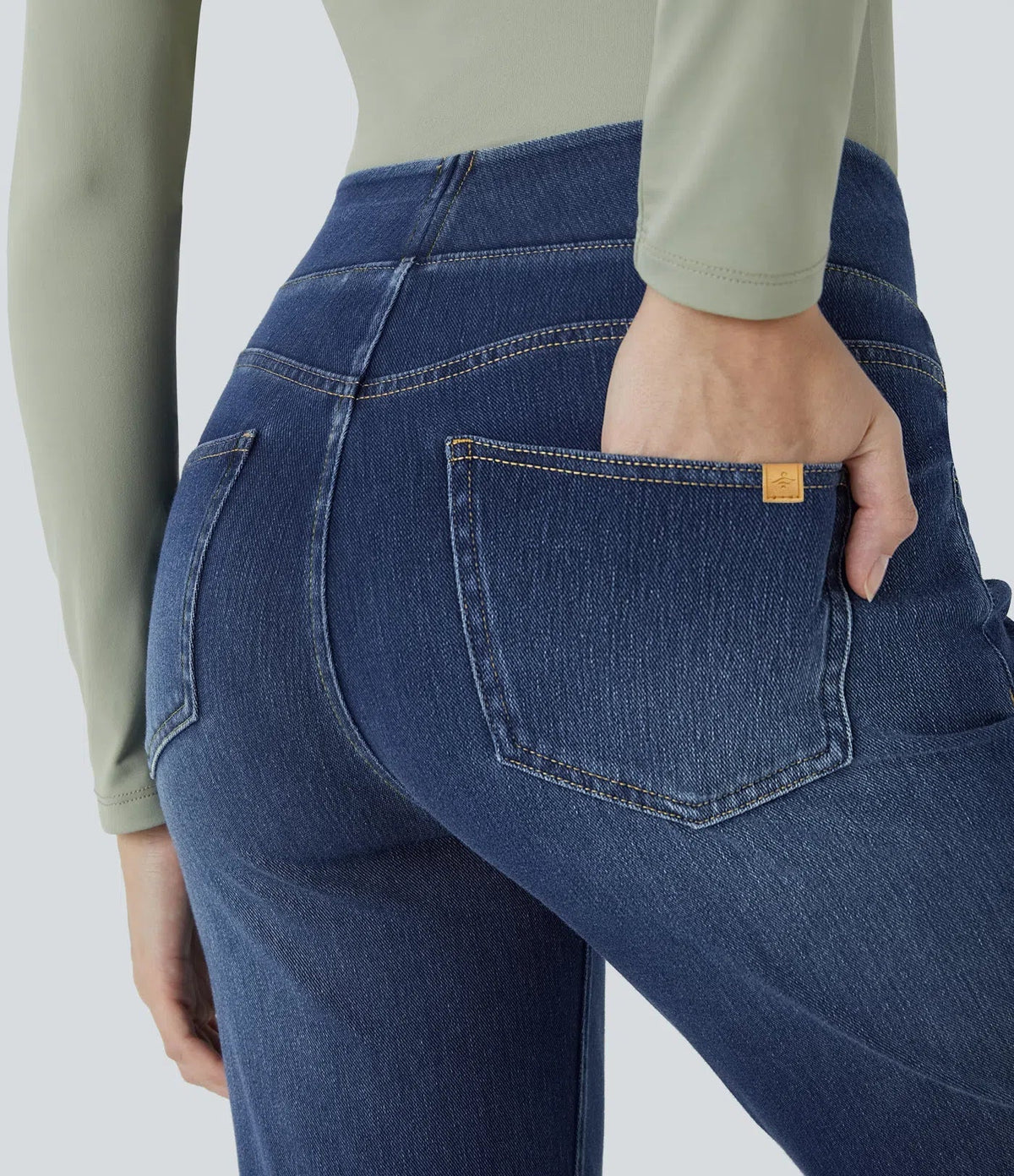 Judi | Comfortable High Waisted Bootcut Jeans with Four-Way Stretch