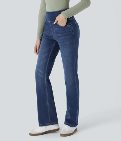 Judi | Comfortable High Waisted Bootcut Jeans with Four-Way Stretch