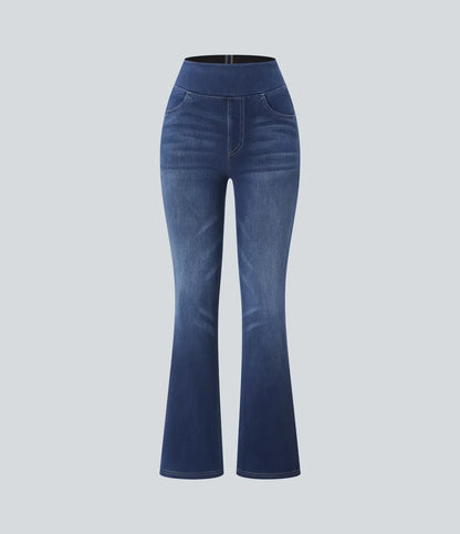 Judi | Comfortable High Waisted Bootcut Jeans with Four-Way Stretch