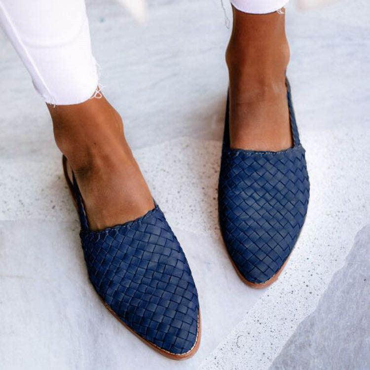 Brooke | Stylish Comfortable Closed Toe Slingback Flats
