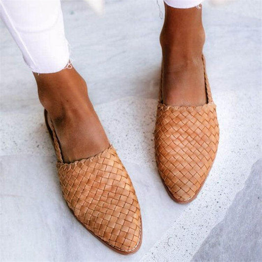 Brooke | Stylish Comfortable Closed Toe Slingback Flats