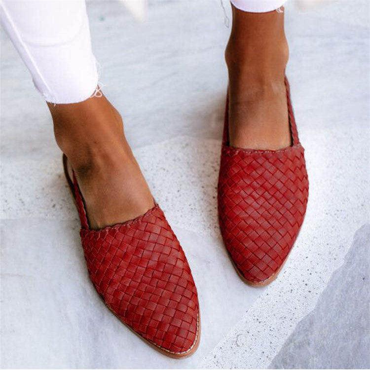 Brooke | Stylish Comfortable Closed Toe Slingback Flats