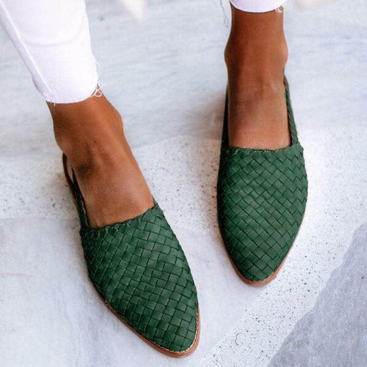 Brooke | Stylish Comfortable Closed Toe Slingback Flats