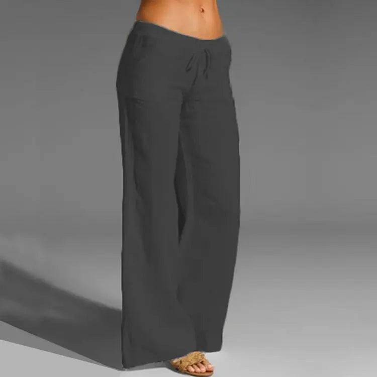 Alana | Breezy Relaxed Fit Linen Pants for Warm-Weather