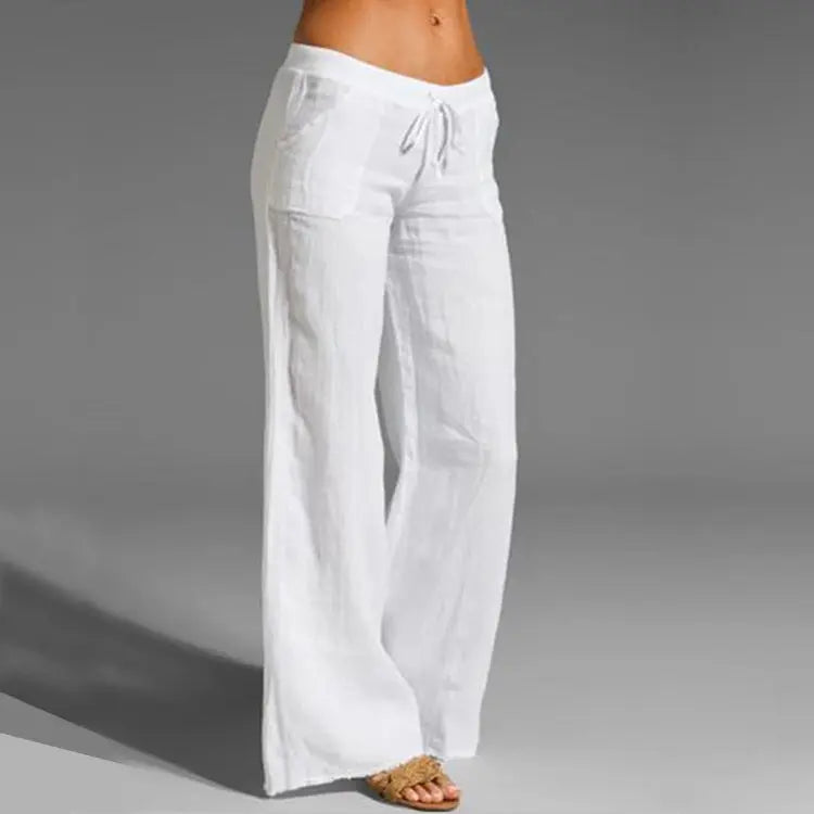 Alana | Breezy Relaxed Fit Linen Pants for Warm-Weather