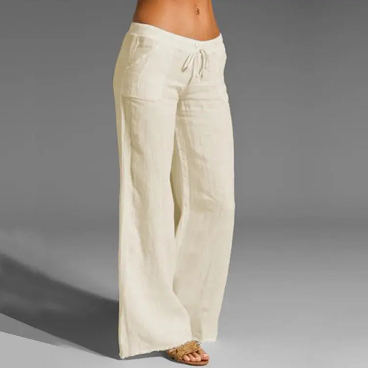 Alana | Breezy Relaxed Fit Linen Pants for Warm-Weather