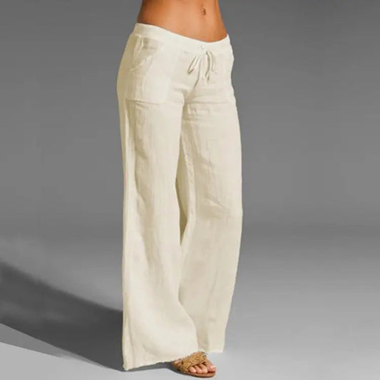 Alana | Breezy Relaxed Fit Linen Pants for Warm-Weather