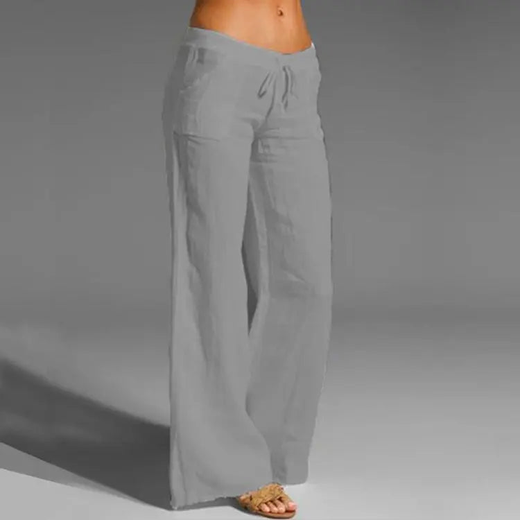 Alana | Breezy Relaxed Fit Linen Pants for Warm-Weather