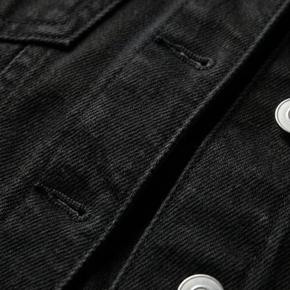 Ramela | Classic Slim Fit Denim Jacket with Sleeves and Pockets
