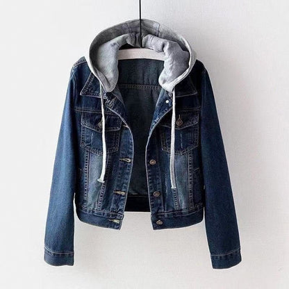 Ariah | Comfortable Relaxed Denim Hooded Jacket