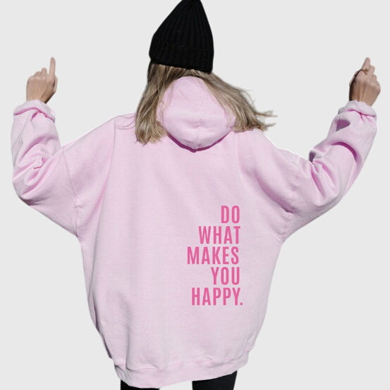 Lucy | Breathable Cozy Oversized Graphic Hoodie For Fall