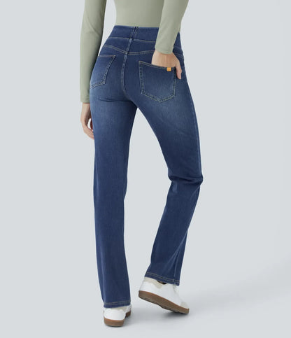 Judi | Comfortable High Waisted Bootcut Jeans with Four-Way Stretch