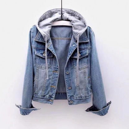 Ariah | Comfortable Relaxed Denim Hooded Jacket