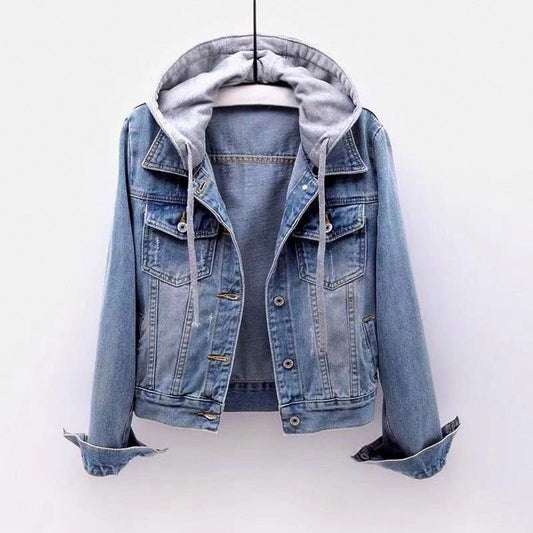 Ariah | Comfortable Relaxed Denim Hooded Jacket