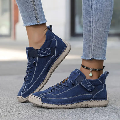 Evelyn | Comfortable Stylish Slip-On Leather Sneakers with Support