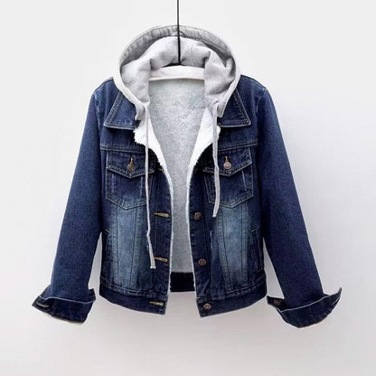 Ariah | Comfortable Relaxed Denim Hooded Jacket