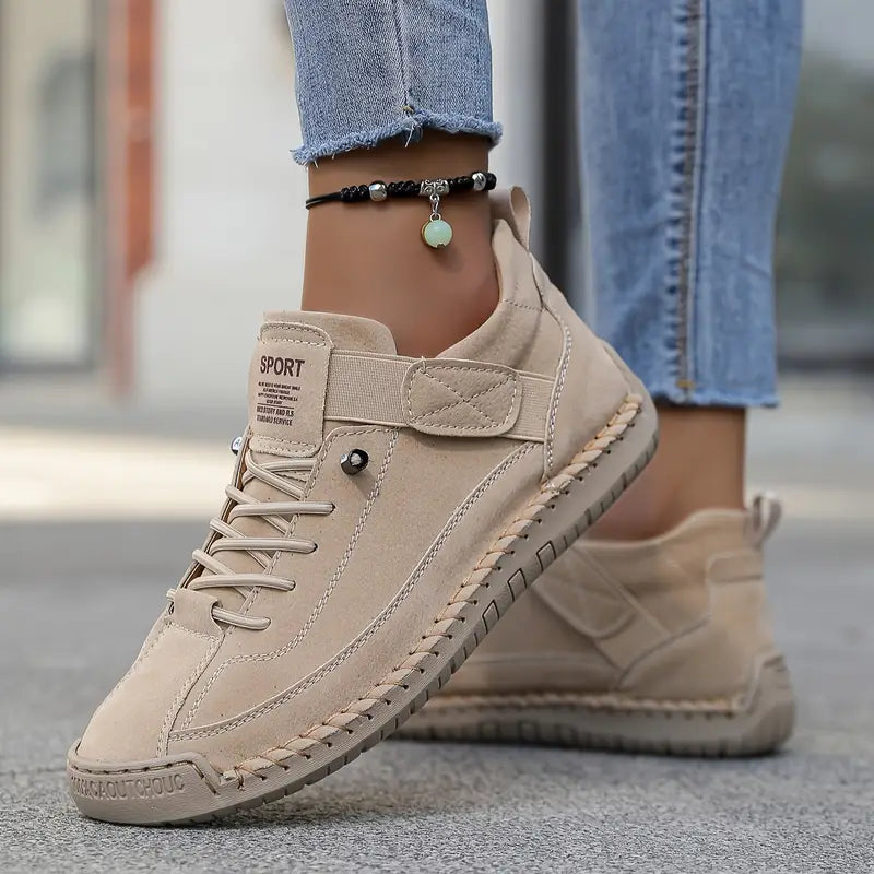 Evelyn | Comfortable Stylish Slip-On Leather Sneakers with Support