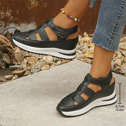 Tinsley | Chunky Platform Sneakers with Cushioned Support and Adjustable Straps