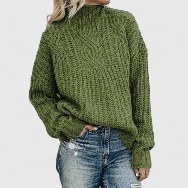 Aerynna | Cozy Cable Knit Sweater for Fall