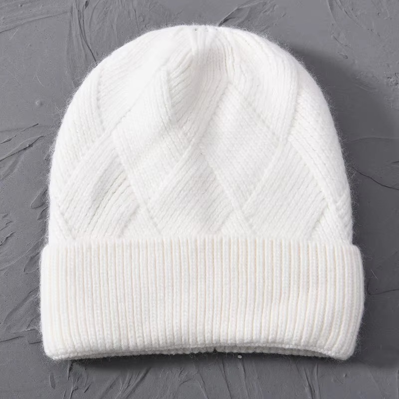 Odessa | Cute Knit Beanie with Pom Pom and Ribbed Cuff