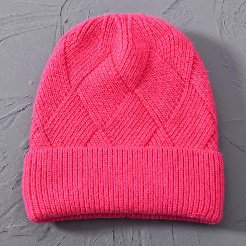 Odessa | Cute Knit Beanie with Pom Pom and Ribbed Cuff