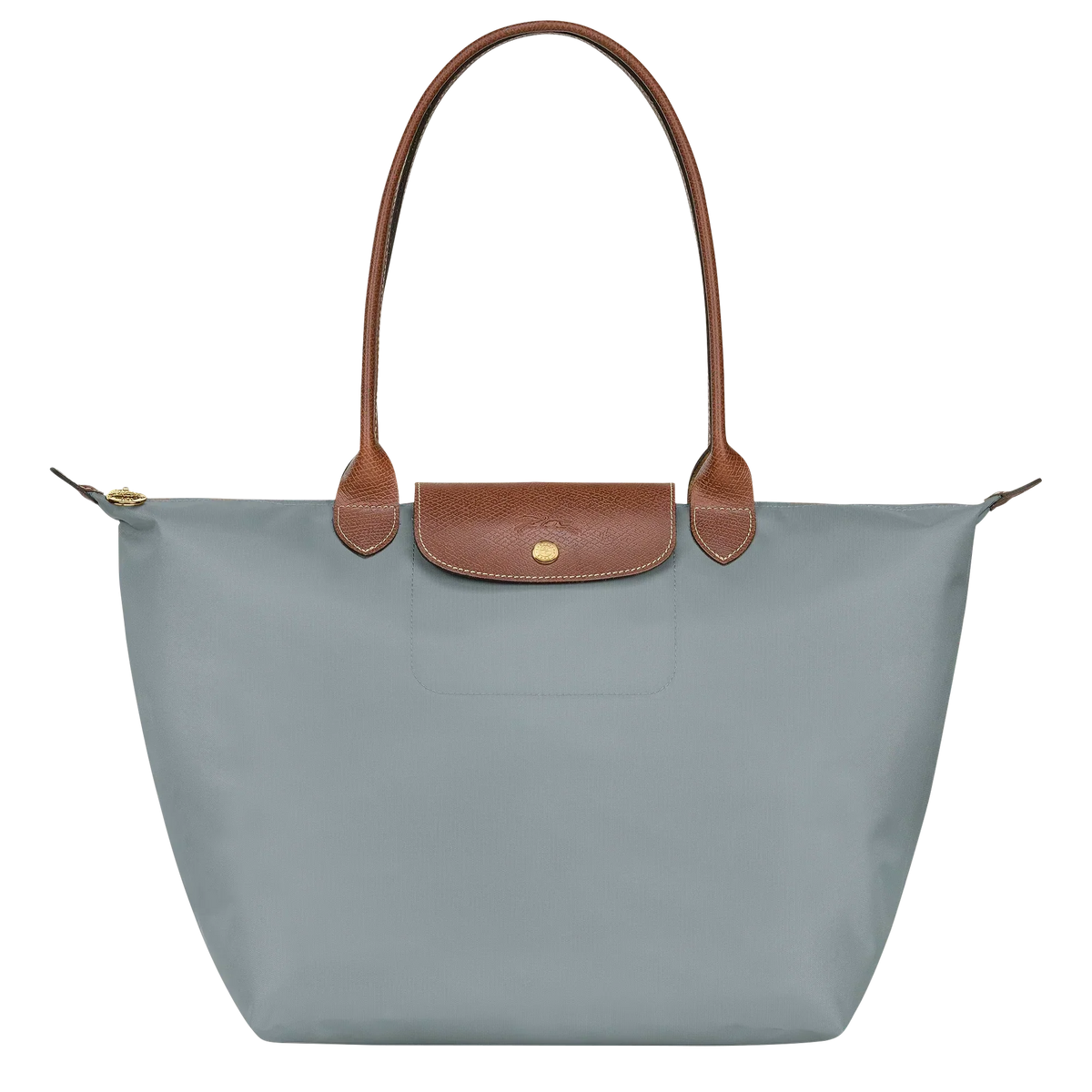 PENELOPE | STEEL FOLDABLE LEATHER-TRIMMED TOTE