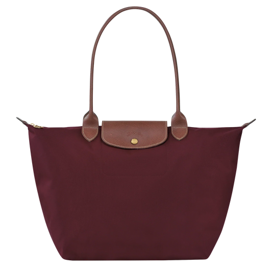 PENELOPE | LARGE LE PLIAGE TOTE IN RICH BURGUNDY