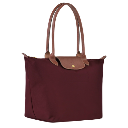 PENELOPE | LARGE LE PLIAGE TOTE IN RICH BURGUNDY