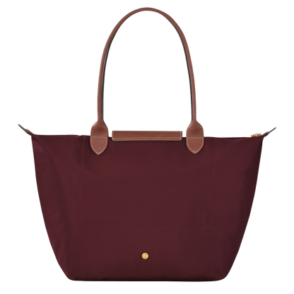 PENELOPE | LARGE LE PLIAGE TOTE IN RICH BURGUNDY