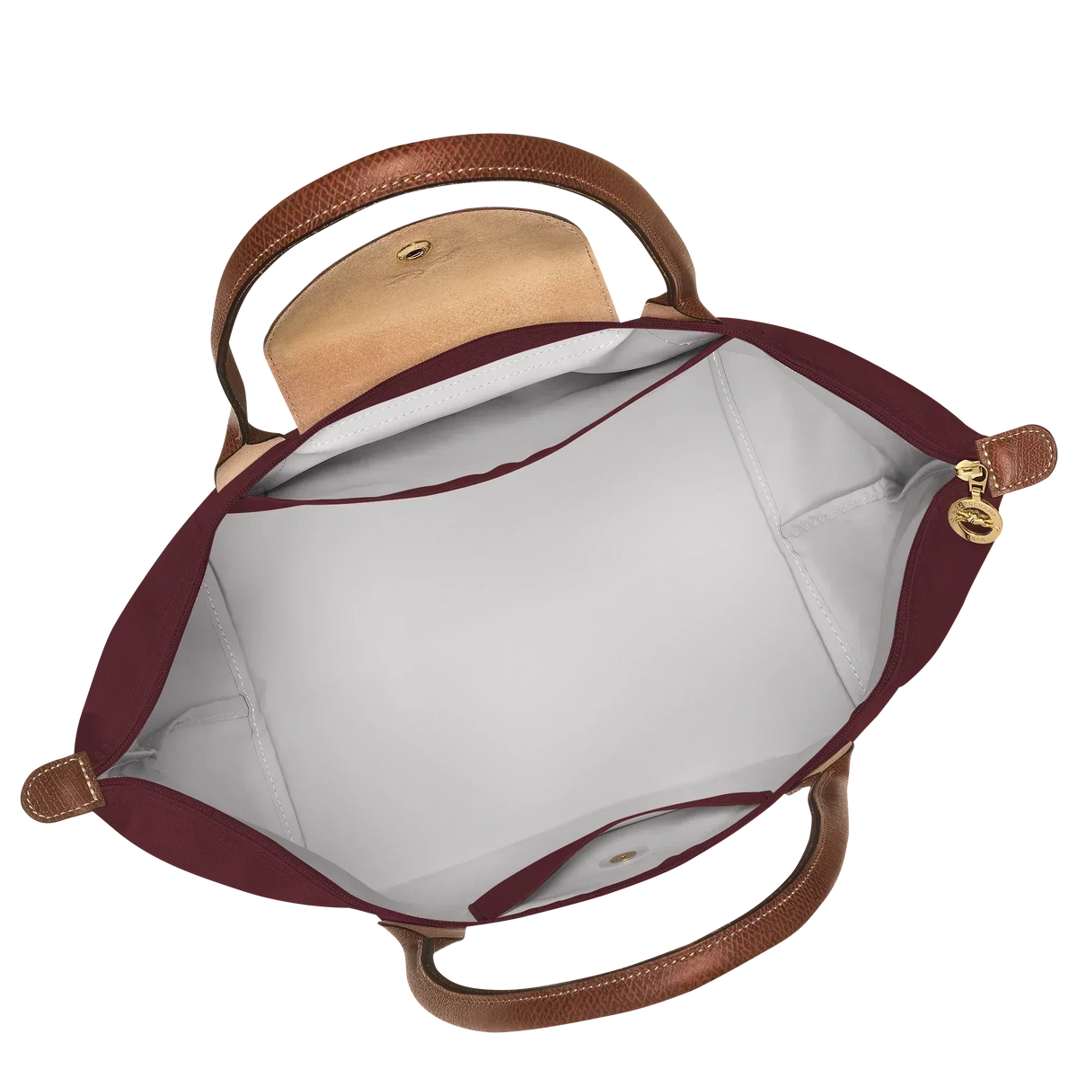 PENELOPE | LARGE LE PLIAGE TOTE IN RICH BURGUNDY
