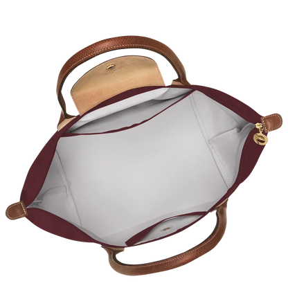 PENELOPE | LARGE LE PLIAGE TOTE IN RICH BURGUNDY