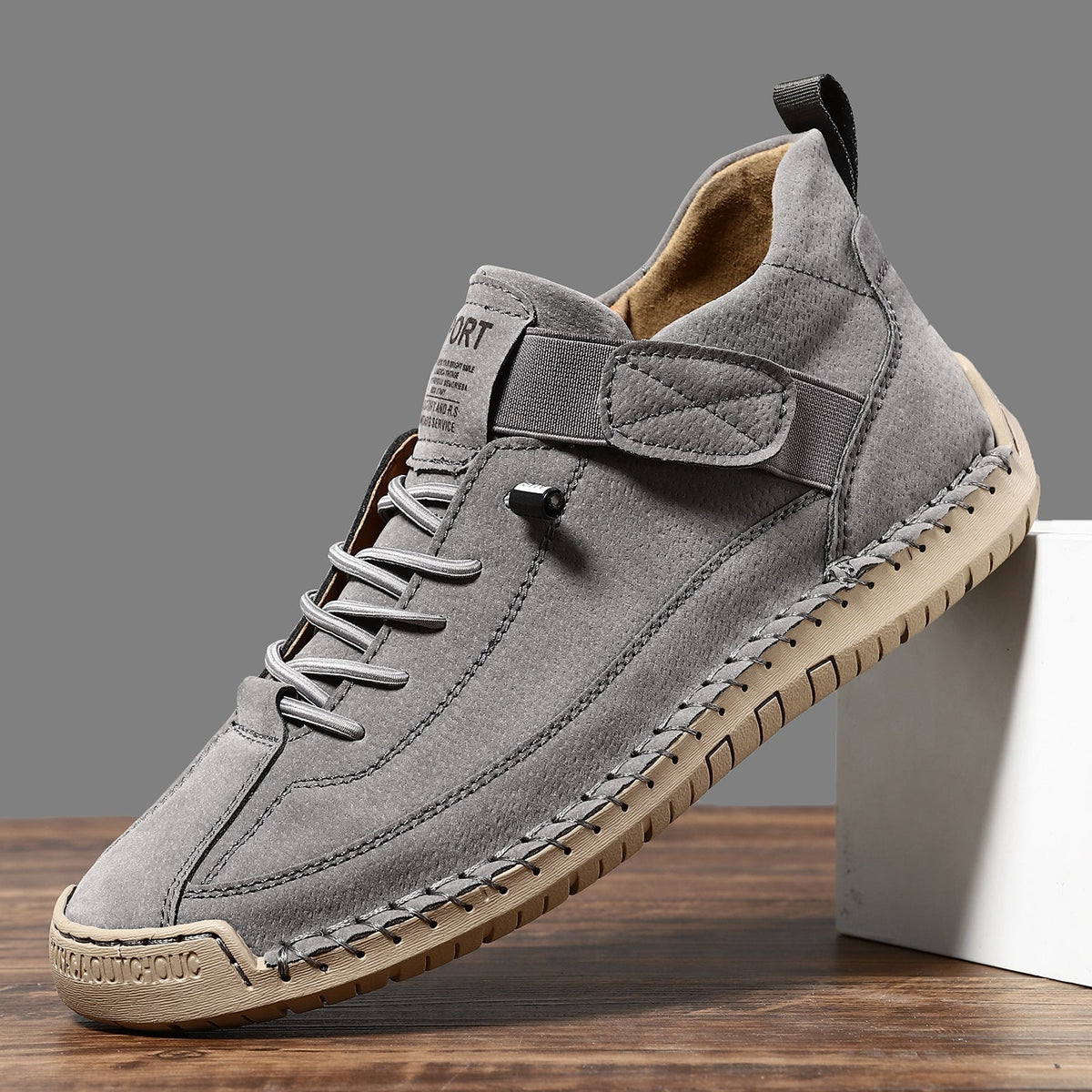 Evelyn | Comfortable Stylish Slip-On Leather Sneakers with Support