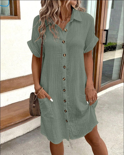 Melissa | Airy Loose Casual Work Dress for All-Day Comfort