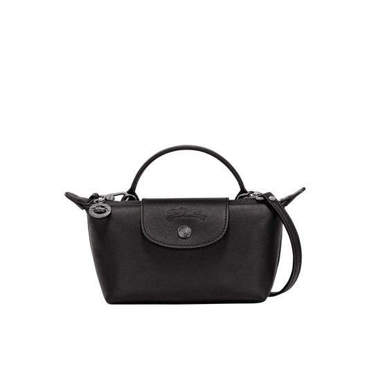 PENELOPE MINI LEATHER TOTE - NOIR