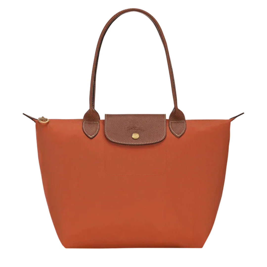 PENELOPE | SIGNATURE FOLDABLE LEATHER-TRIMMED TOTE
