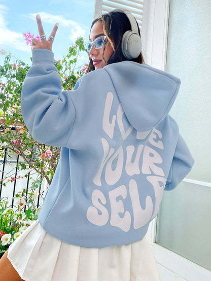Eleanor | Cozy Relaxed Hoodie with Drawstring Hood and Kangaroo Pocket