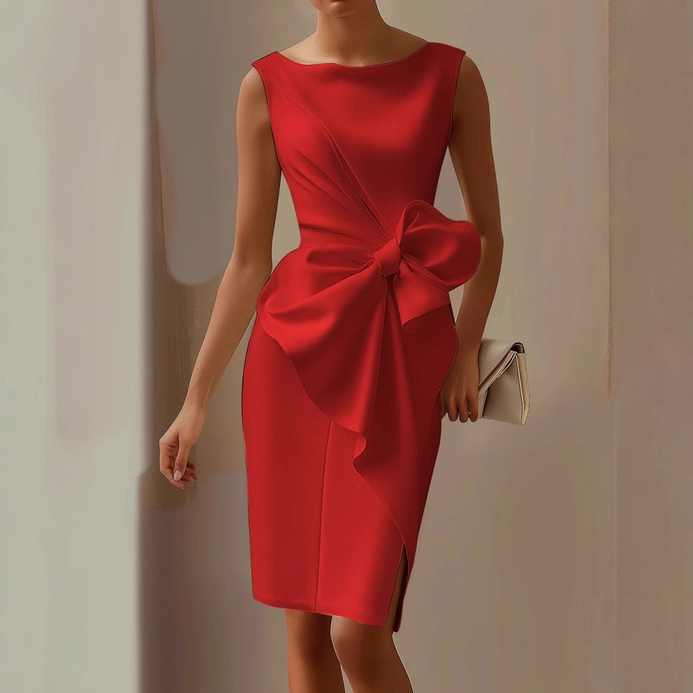 Adelina | Elegant Sleeveless Wedding Guest Dress for Women