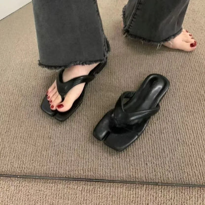 Megan | Soft Cushioned Flip Flops with Wide Crossover Straps