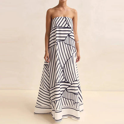 Zarina | Sleeveless Elegant Evening Party Maxi Dress for Women