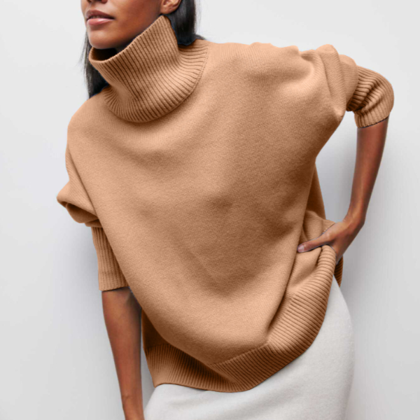 Adrianelys | Effortless Cozy Turtle Neck Sweater for Fall