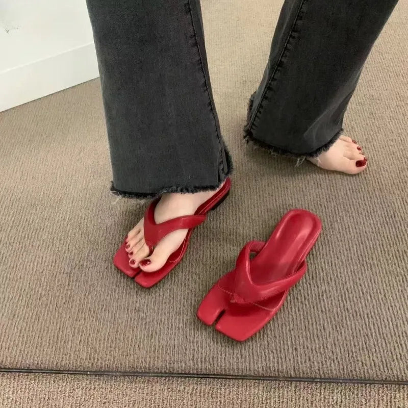 Megan | Soft Cushioned Flip Flops with Wide Crossover Straps