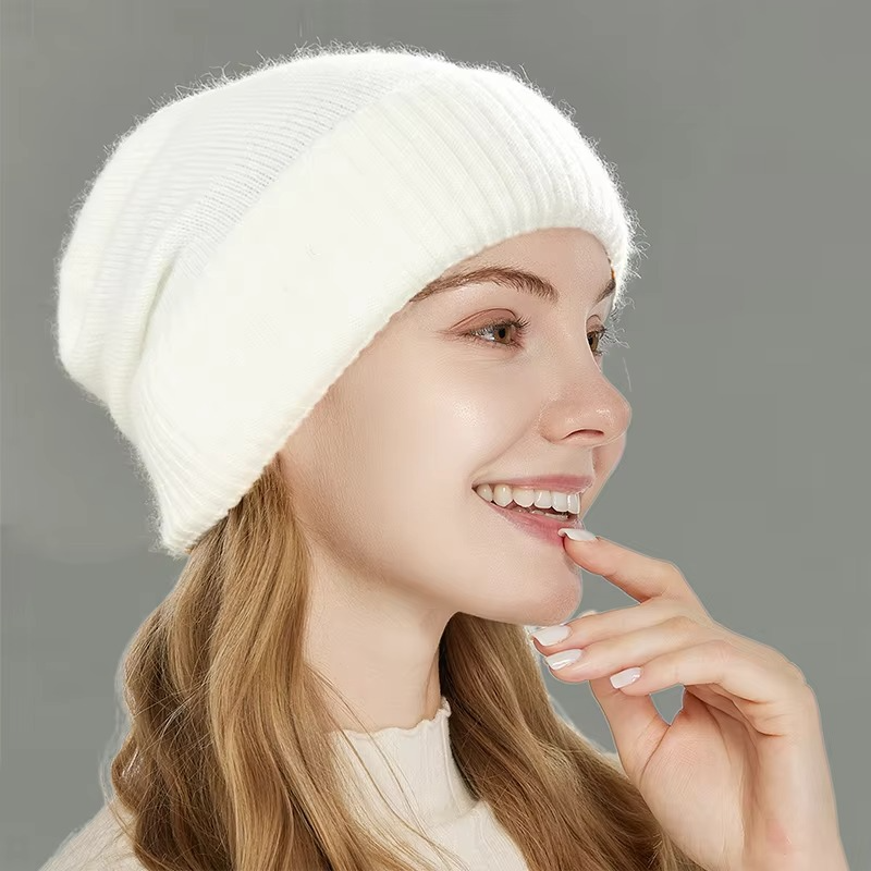 Delphine | Cozy Knit Beanie with Satin Lining and Stretch Fit