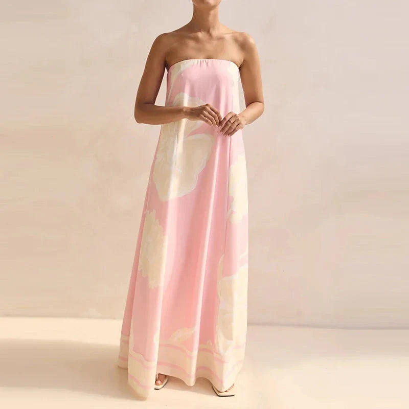 Zarina | Sleeveless Elegant Evening Party Maxi Dress for Women