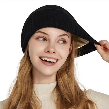Delphine | Cozy Knit Beanie with Satin Lining and Stretch Fit