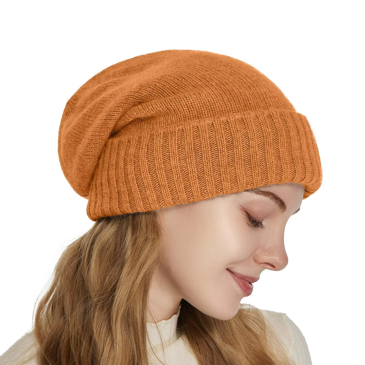 Delphine | Cozy Knit Beanie with Satin Lining and Stretch Fit