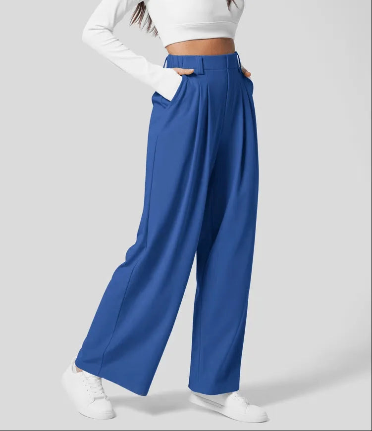 Tina | Comfortable Elegant Modern Wide Leg Pants for the Office Day to Night Wear