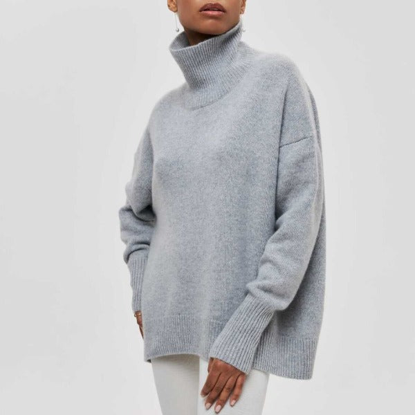 Adrianelys | Effortless Cozy Turtle Neck Sweater for Fall