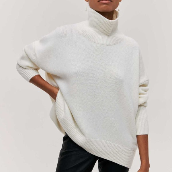 Adrianelys | Effortless Cozy Turtle Neck Sweater for Fall