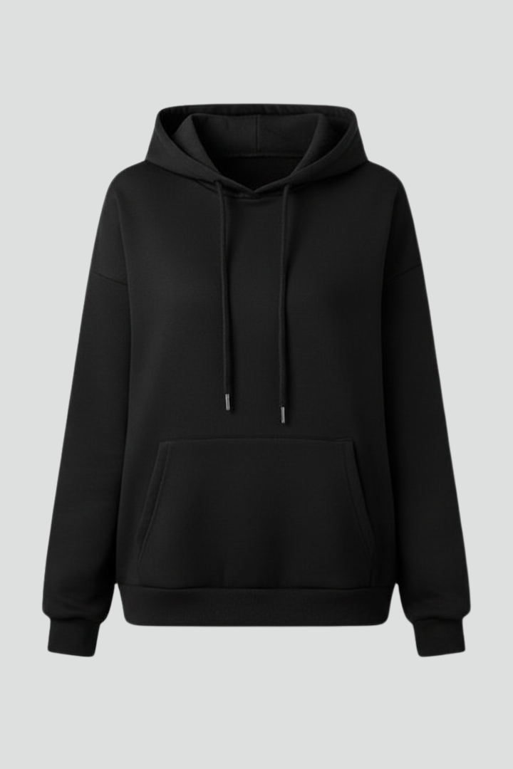 Eleanor | Cozy Relaxed Hoodie with Drawstring Hood and Kangaroo Pocket